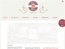 Tablet Screenshot of decoration-interieure-tours.com